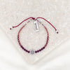 Love Lights the Way Purple Crystal Blessing Bracelet - St. Amos Bracelet