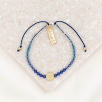 Be Cause We Care - Blue Crystal Bracelet