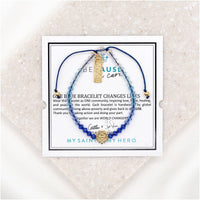 BeCause We Care Scleroderma Research Foundation Ombré Crystal Bracelet