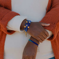 BeCause We Care Scleroderma Research Foundation Ombré Crystal Bracelet