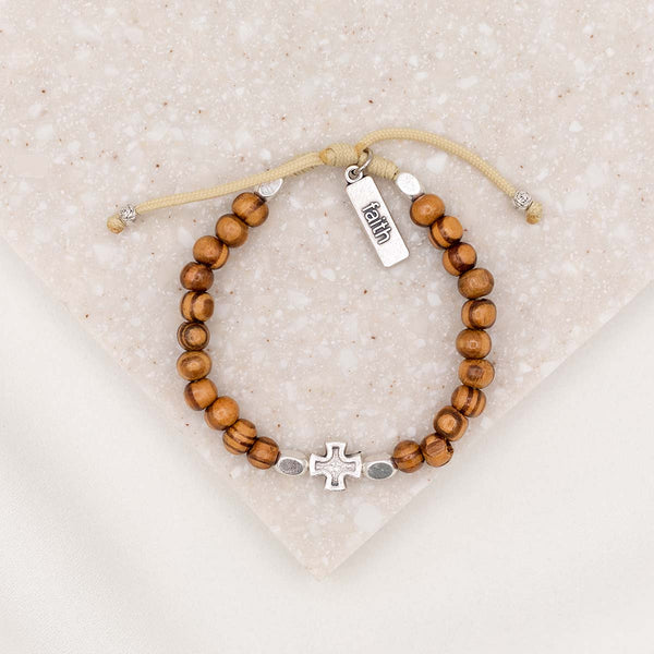 thumbnail image 2 of My Saint My Hero Breathe Blessing Bracelet - Mint With Gold Medal By My 2 of 11