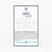 Filled by Faith Chain Bracelet