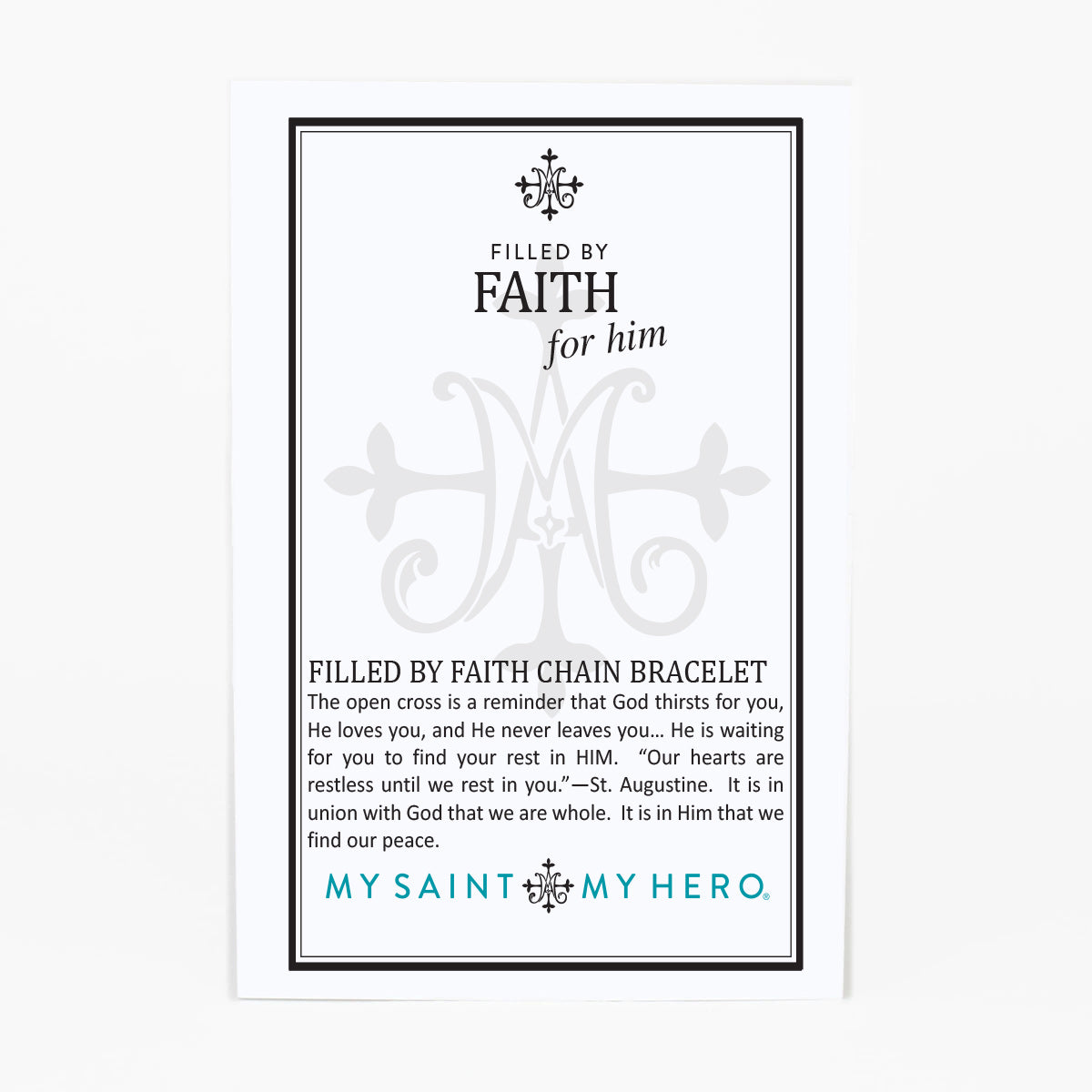 Filled by Faith Chain Bracelet