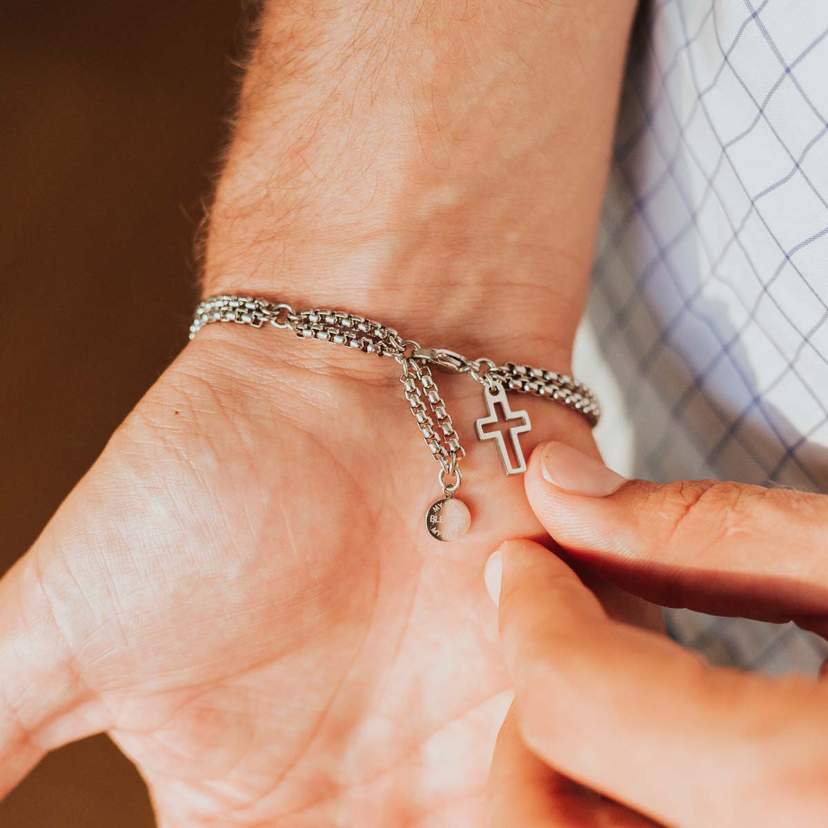 Filled by Faith Chain Bracelet