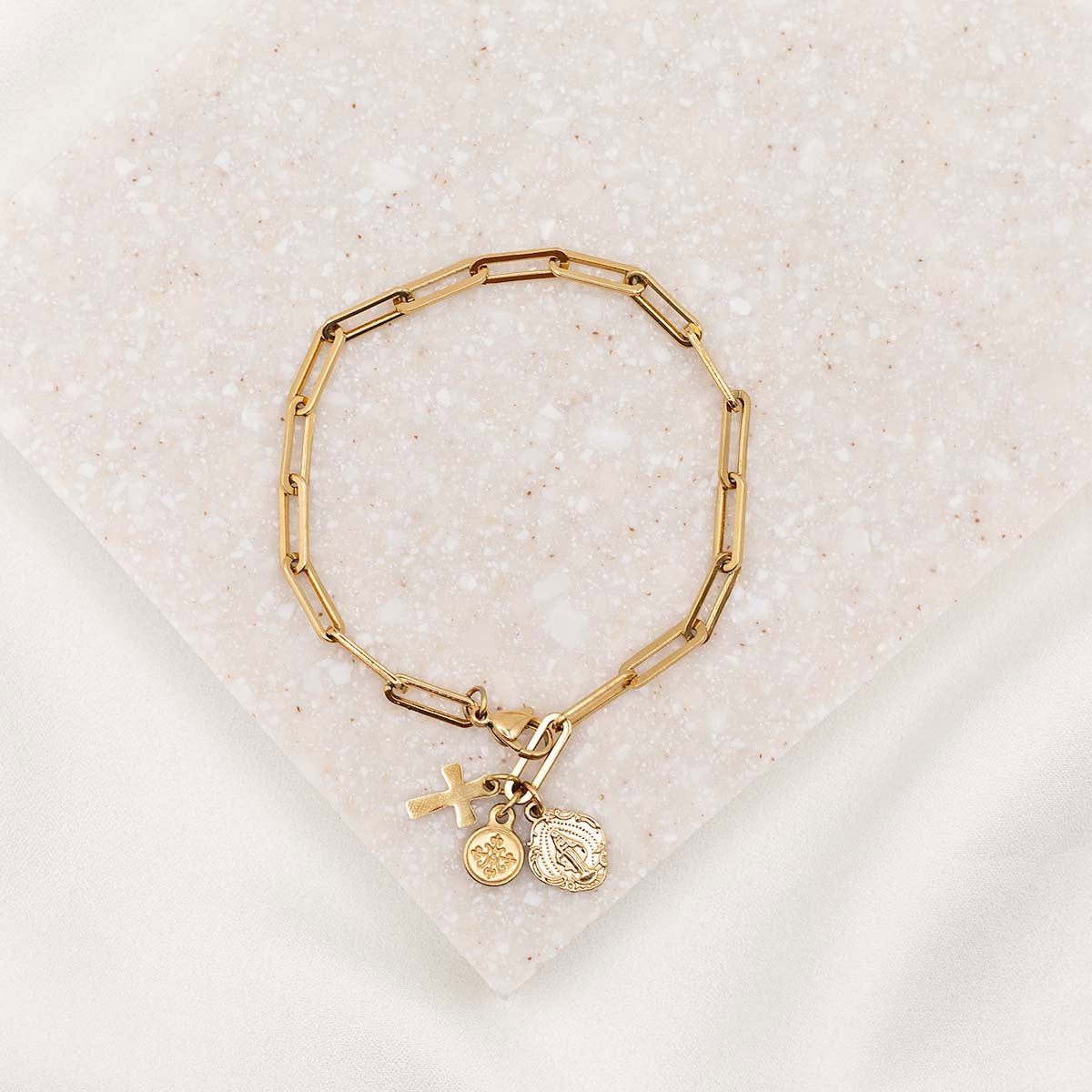 Renewal Consecration Bracelet | Marian Paperclip Chain Bracelet 