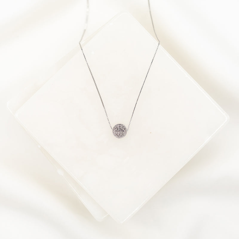 Benedictine Petite Necklace - Sterling Silver