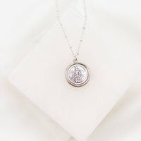 Archangel Michael & Saint Christopher Protection Armor of Faith Necklace - Chain