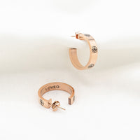 Greatest Love Deuteronomy 6:5 Earrings