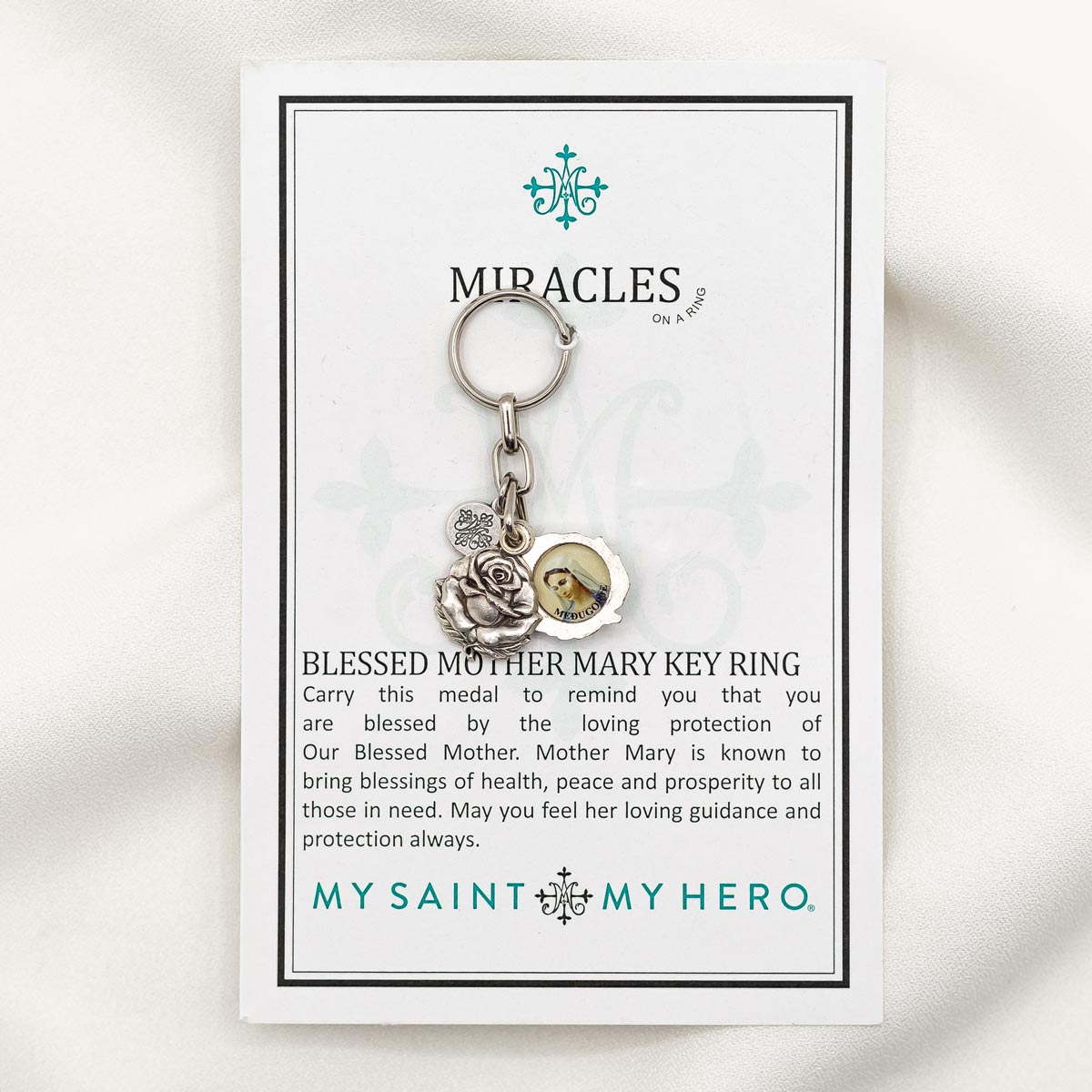 Mother Mary Rose Key Ring - Catholic Gifts – My Saint My Hero