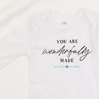 You are Wonderfully Made Baby Onesie