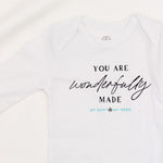 You are Wonderfully Made Baby Onesie