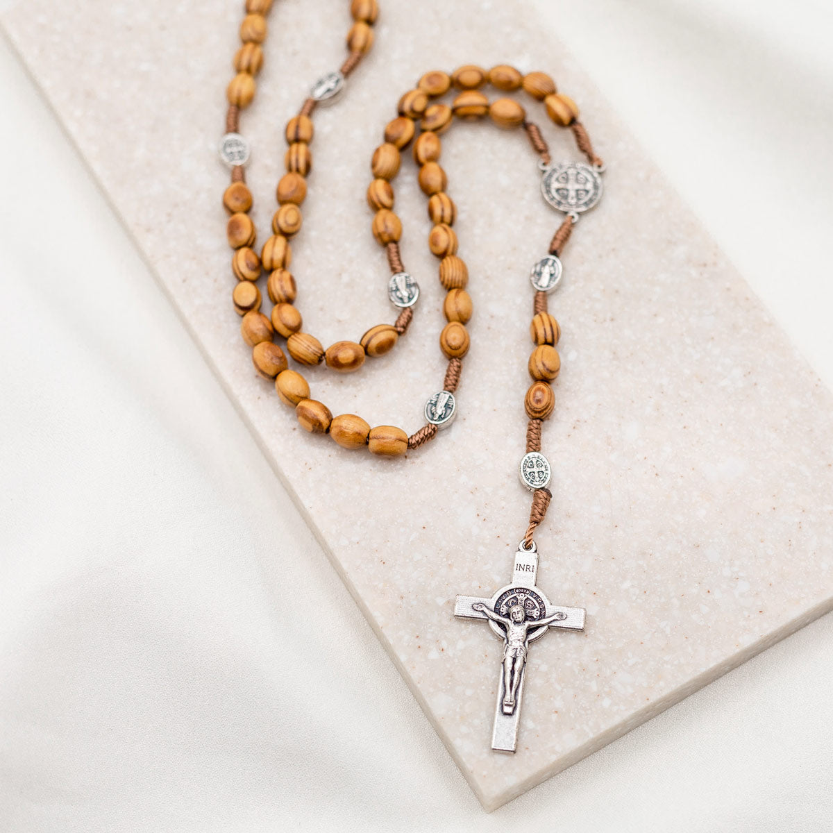 Catholic Gift - Olive Wood Medjugorje Rosary | My Saint My Hero