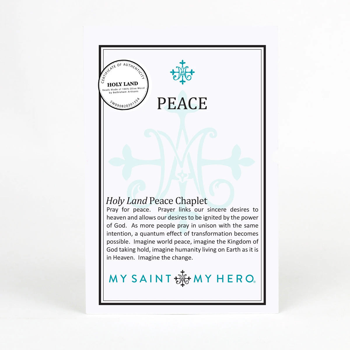 Peace Holy Land Chaplet