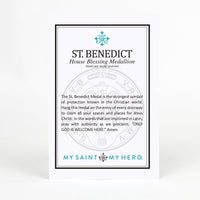 House Blessing Medallion - Saint Benedict Medal