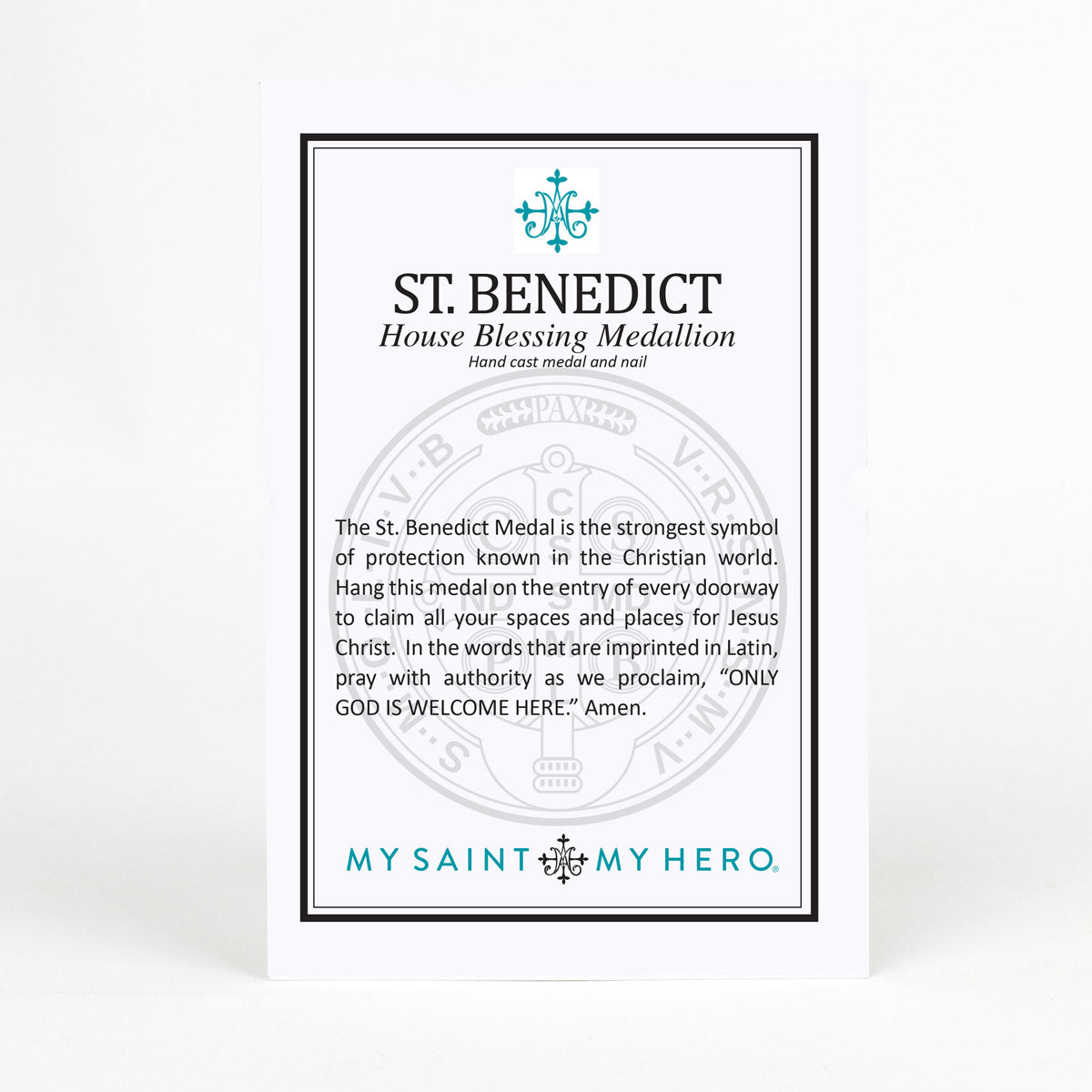 House Blessing Medallion - Saint Benedict Medal