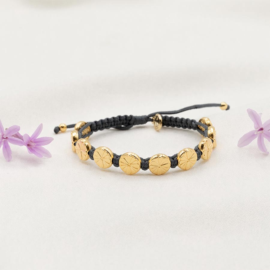 Bloom Bracelet - Gold Flowers