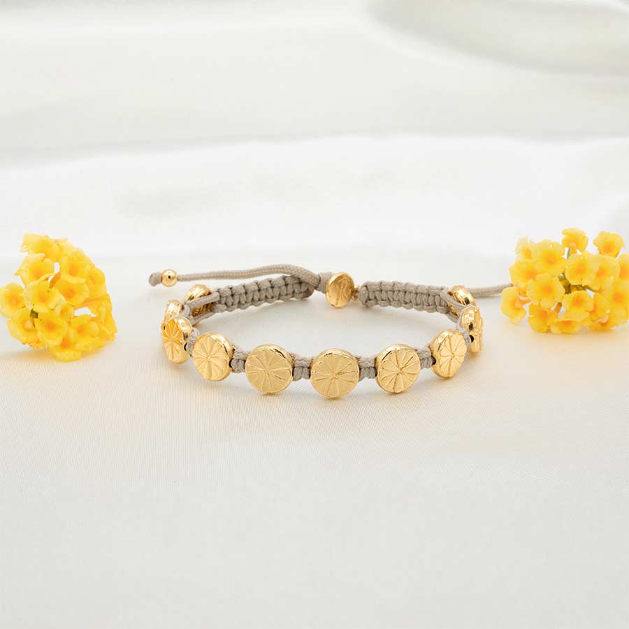 Bloom Bracelet - Gold Flowers