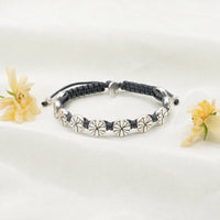 Bloom Bracelet - Silver Flowers
