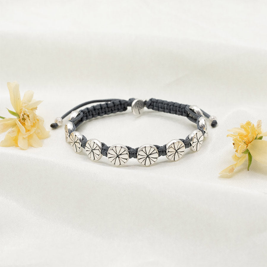 Bloom Bracelet - Silver Flowers