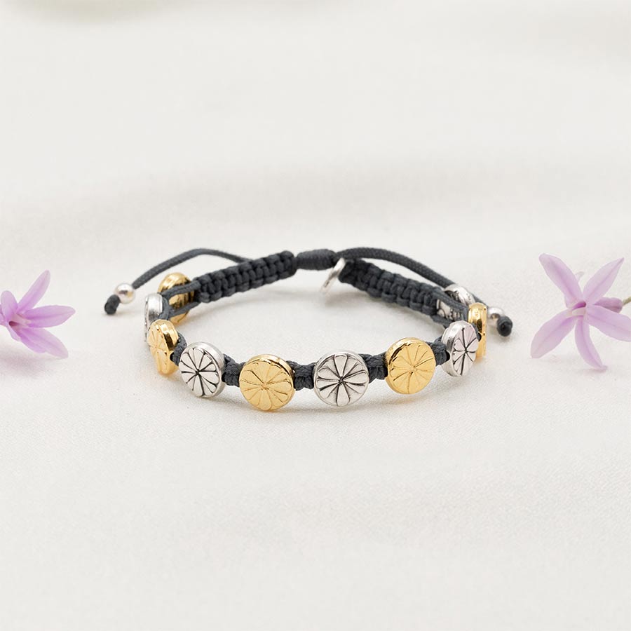 Bloom Bracelet - Gold and Silver Flowers
