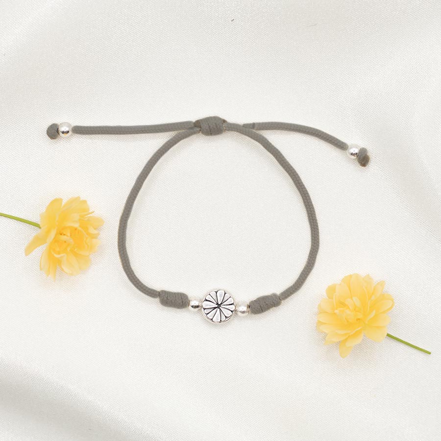 Bloom Bracelet - One Silver Flower