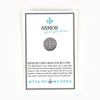 Armor of Protection Benedictine Cross Pocket Pin on Inspirational Card