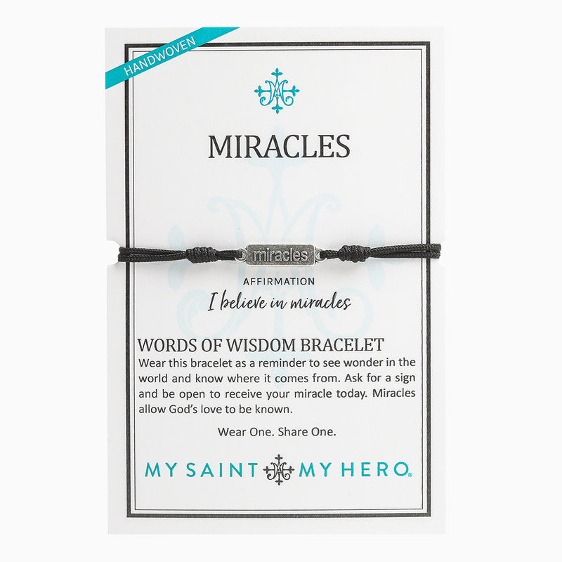 Miracles - Words of Wisdom Bracelet