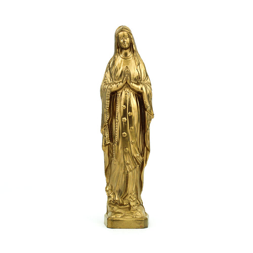 Our Lady of Lourdes Statue - Grande Gold