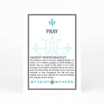 Pray Chaplet Prayer Bracelet Card