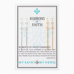 Ribbons of Faith Earrings
Wear these earrings as a reminder to keep God at the center of your life and know that He is Protecting you and loving you always.