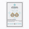 Gold Rim Earrings on My Saint My Hero Product Card