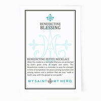 Benedictine Petite Necklace - Sterling Silver