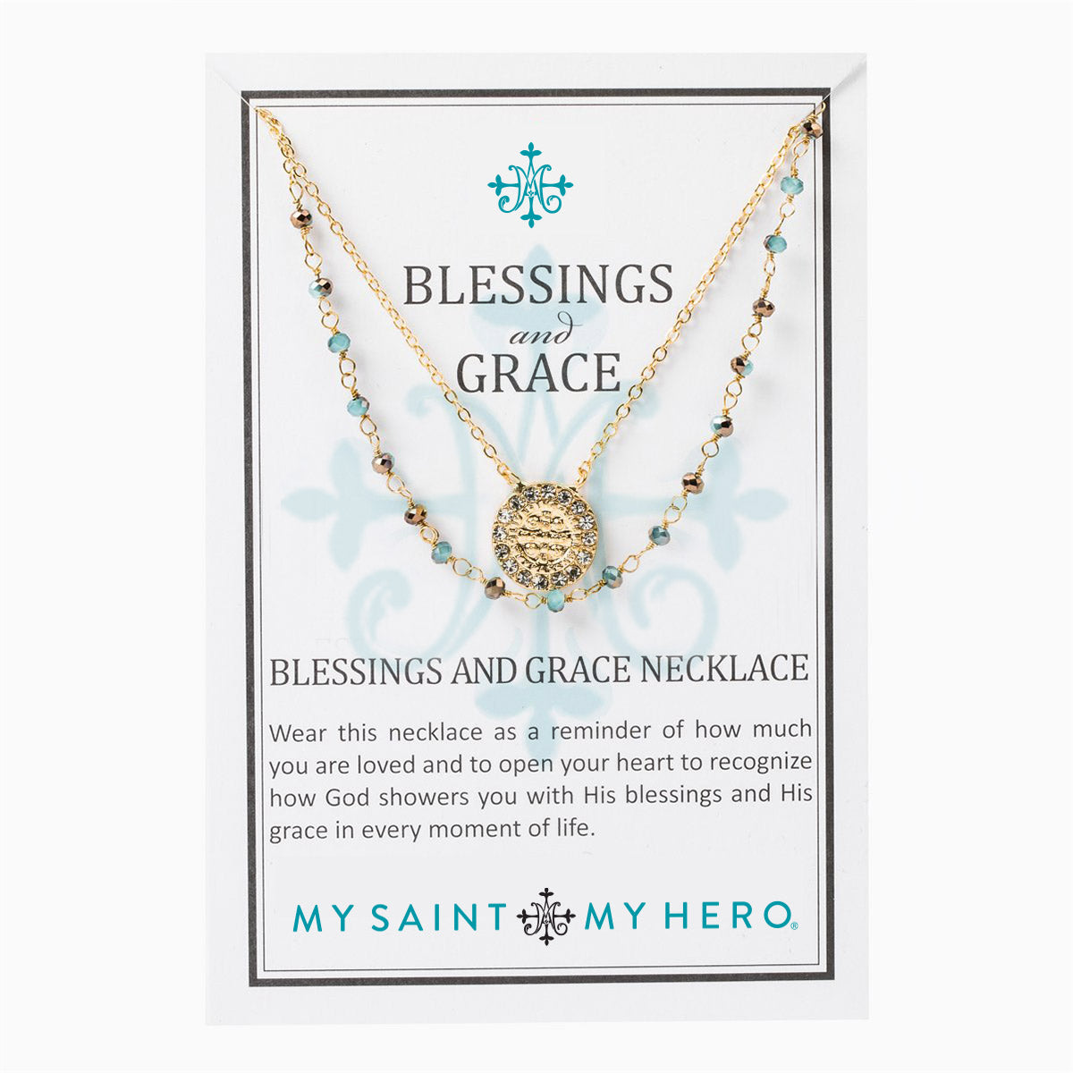 Glory Saints & Angels Necklace - Catholic Pendant Charms – My Saint My Hero