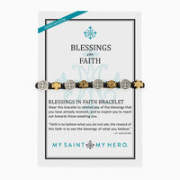Blessings in Faith Bracelet - Black/Mixed