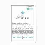 Family Virtues Inspirational Card Front