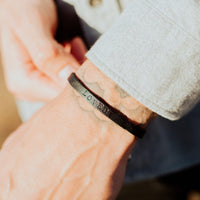 Garment of Grace Leather Bracelet