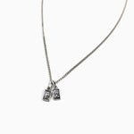 Garment of Grace Petite Dainty Scapular Necklace - Sterling Silver