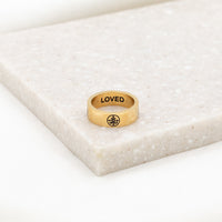 Greatest Love Deuteronomy 6:5 Ring in gold