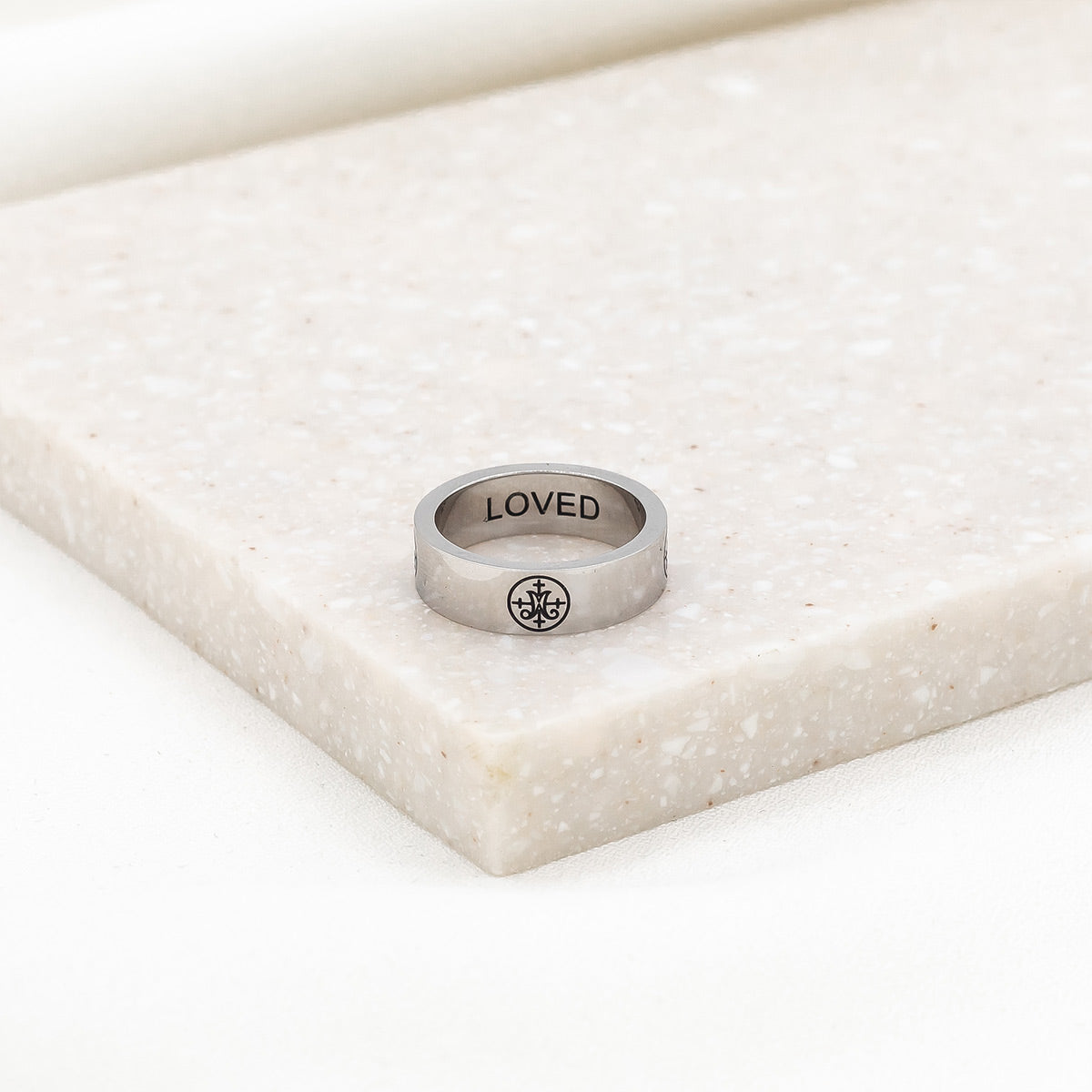 Greatest Love Deuteronomy 6:5 Ring in silver 