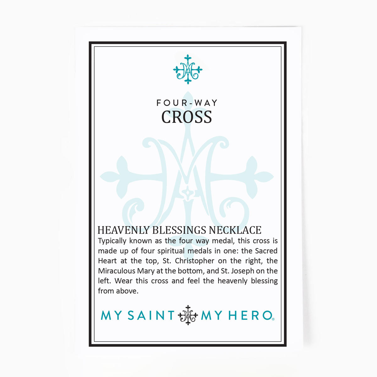 Heavenly Blessings Cross Necklace
