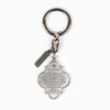 Saint Christopher Travel Protection Key Ring back with prayer for drivers