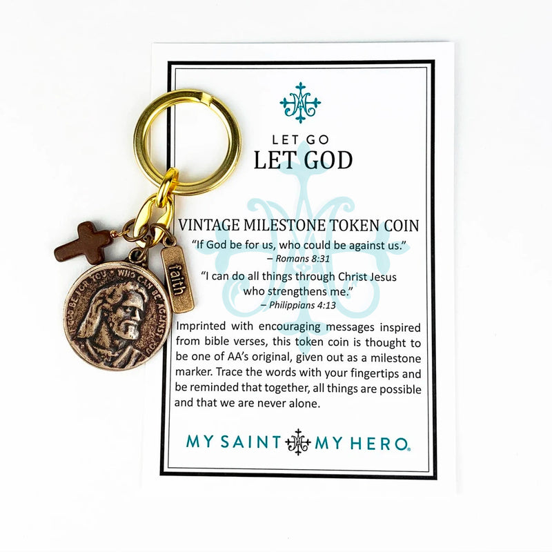 Let Go Let God Key Ring