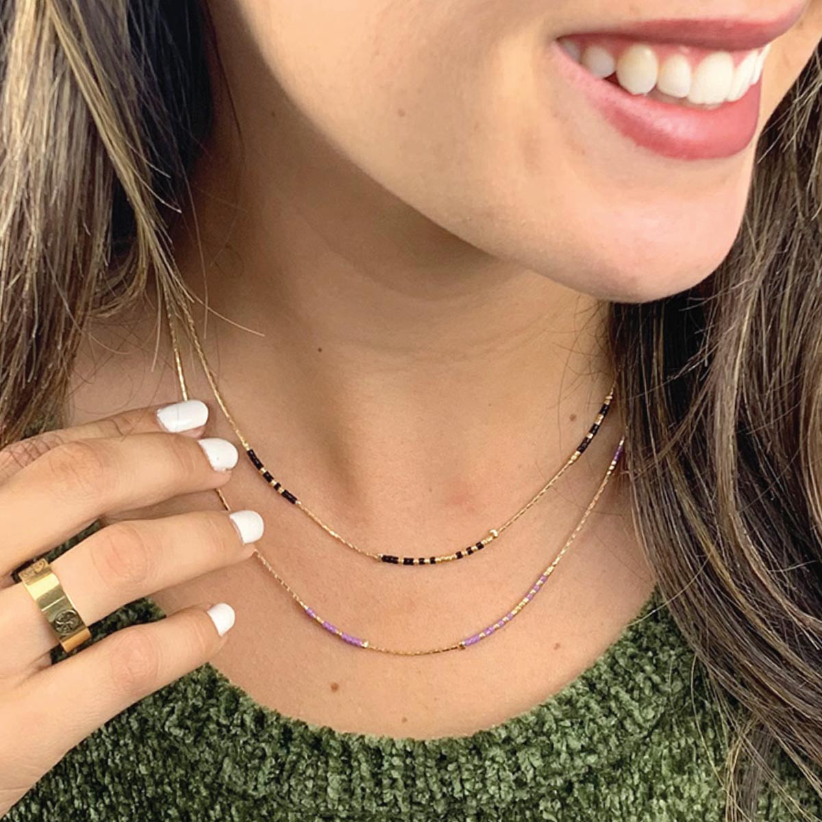 Ride Or Die Morse Code Necklace by Morse and Dainty