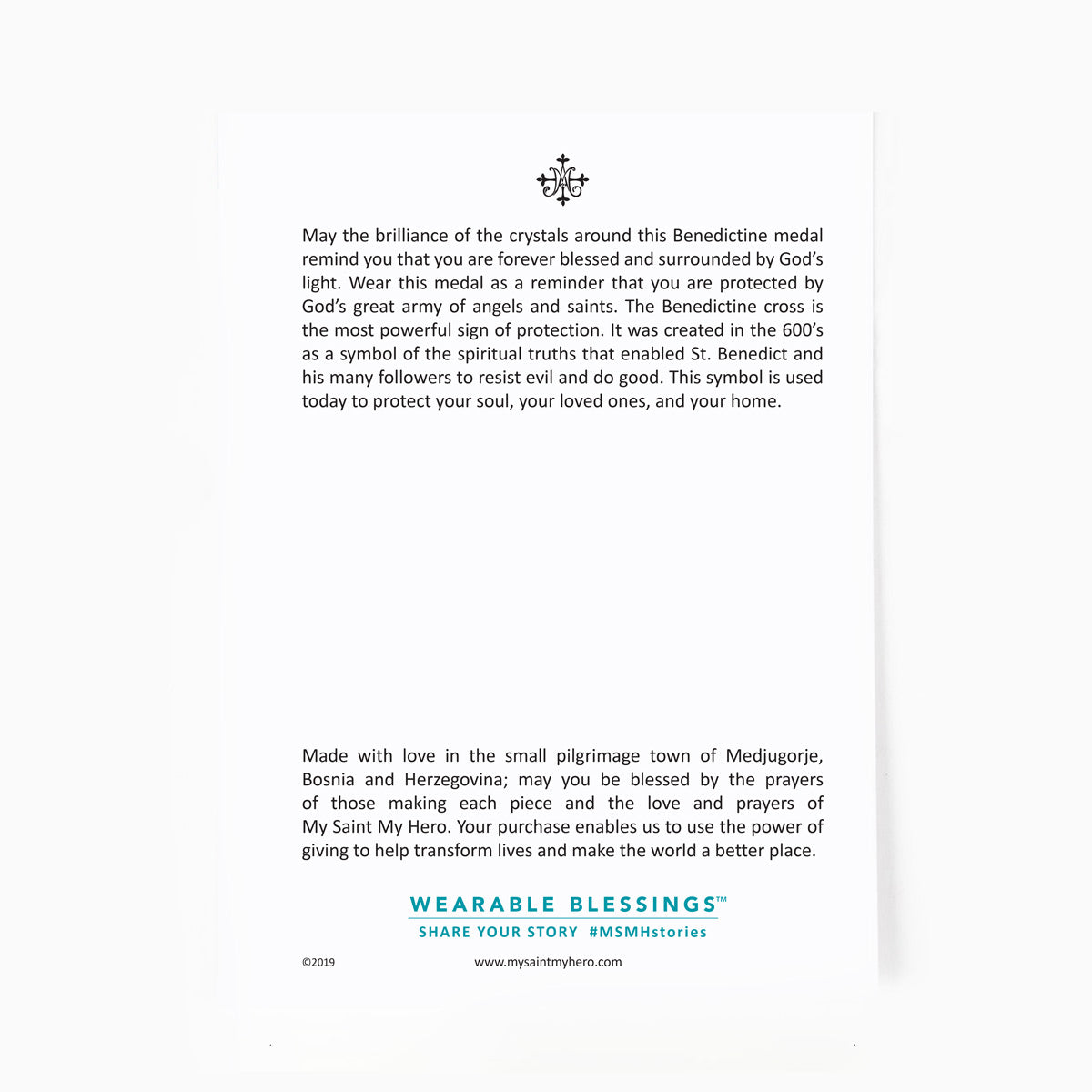 Mantra of Beauty & Brilliance Bracelet product card back