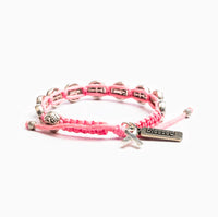 Blessing for a Cure Benedictine Woven Blessing Bracelet giving back to breast cancer research