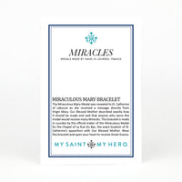 front of the Miraculous Mary Charm Bracelet product card