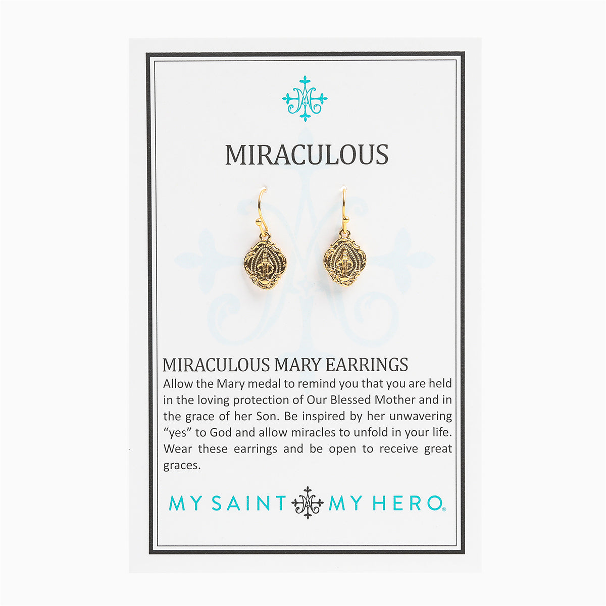 Miraculous Mary Earrings