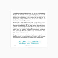 Mother Mary, Mother Me Bracelet Inspirational Product Card Back