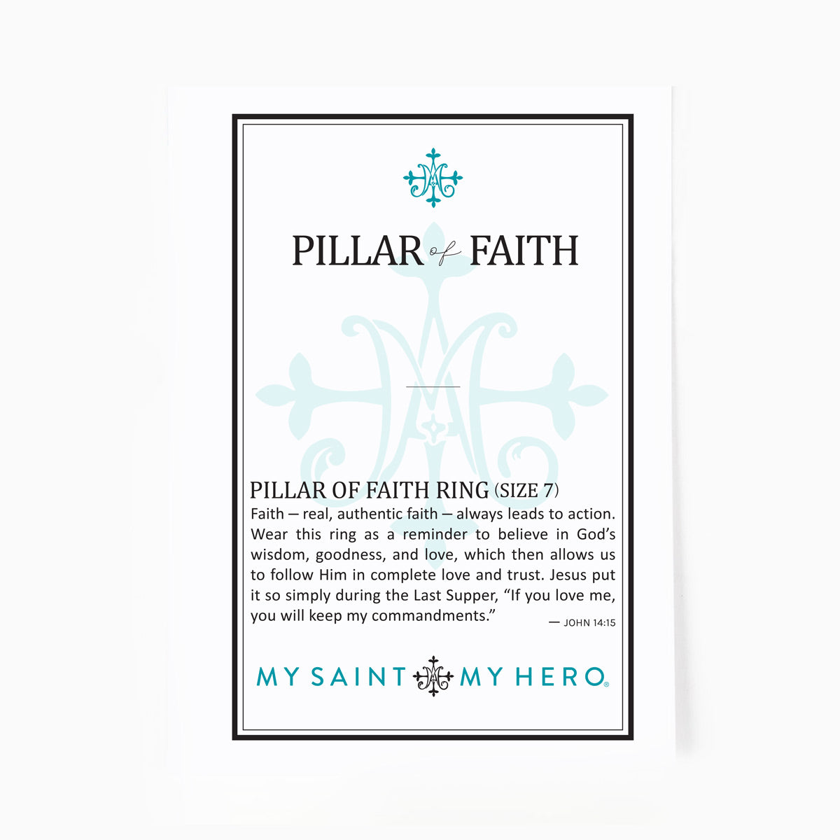 Pillar of Faith Ring - White Diamonds
