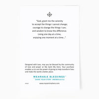 Serenity Morse Code Prayer Rope